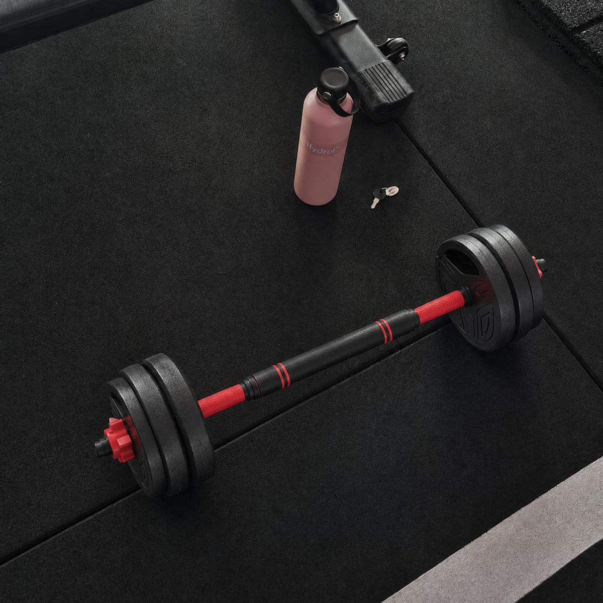 3-in-1 Adjustable 20kg Weight Set – Complete Home Workout Solution