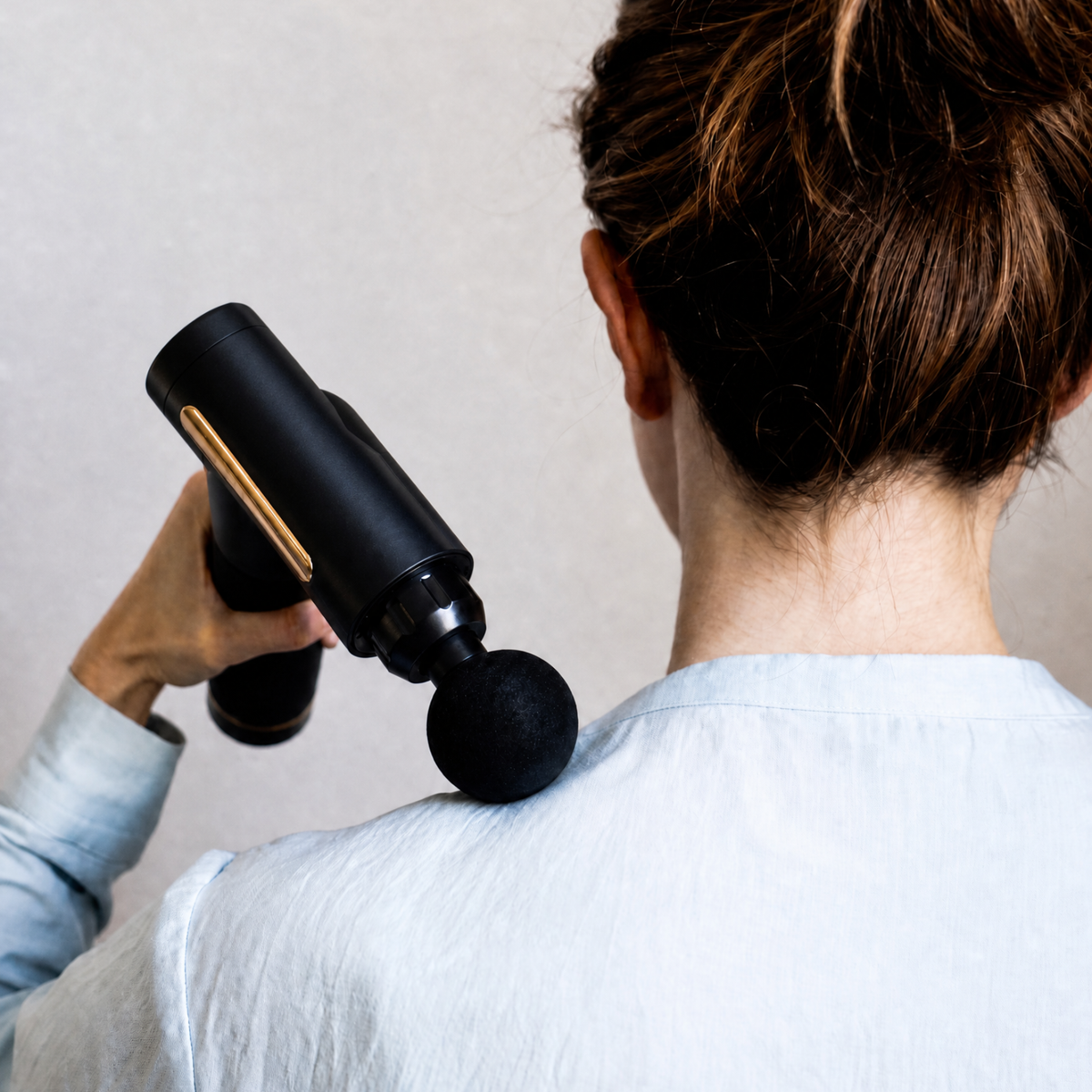 6-Speed Handheld Massage Gun with 4 Attachments