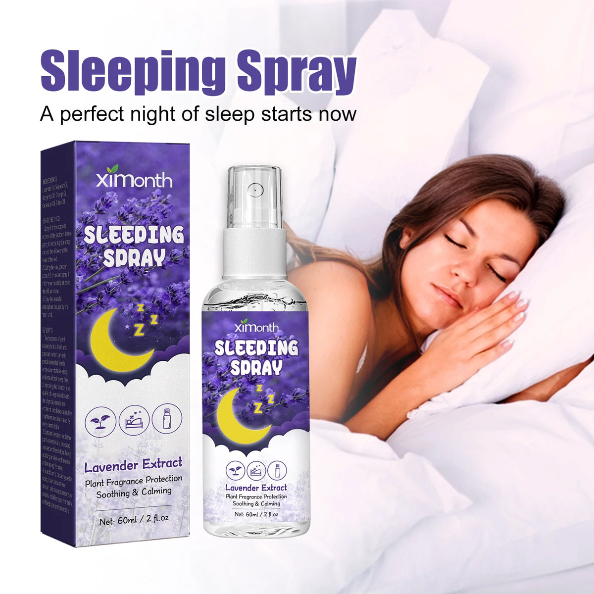 Lavender Sleep Spray Pillow Mist – 60ml