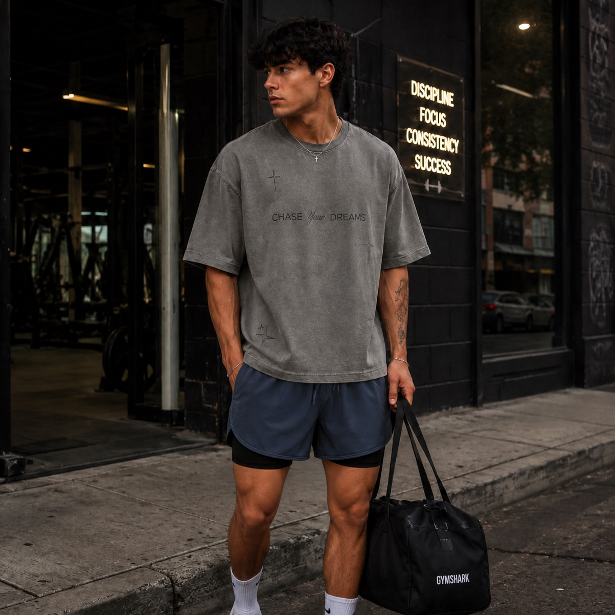Men’s Running Shorts – Quick Dry Double Layer Fitness Shorts