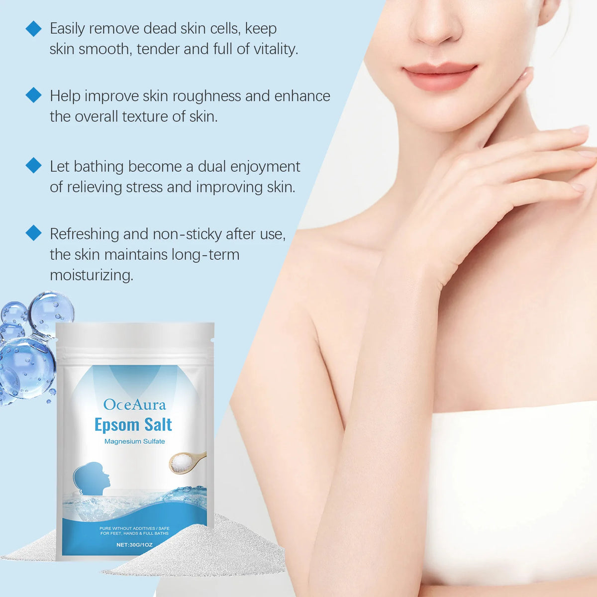OceAura Epsom Bath Salts – 30g