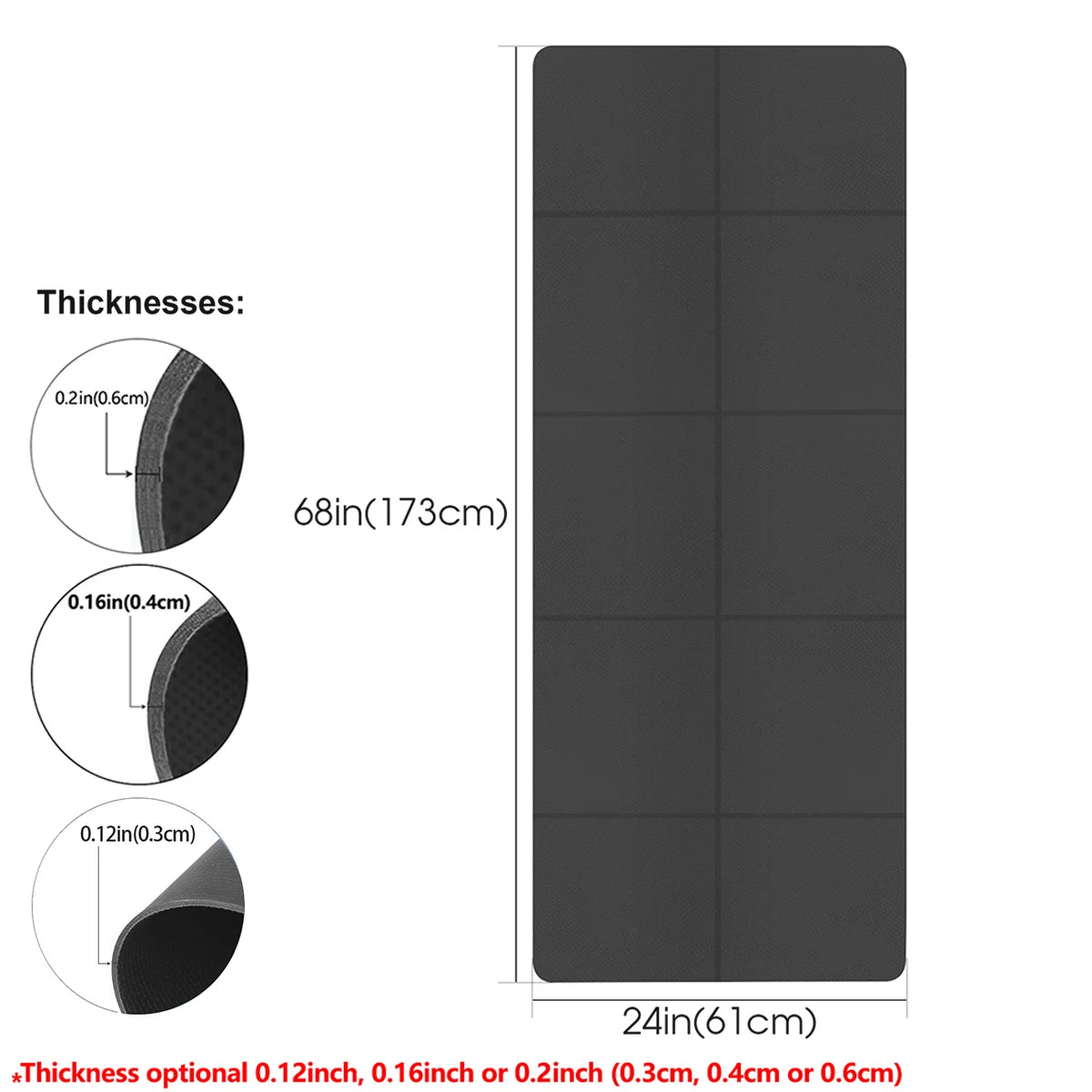 Foldable Waterproof Yoga & Sports Mat